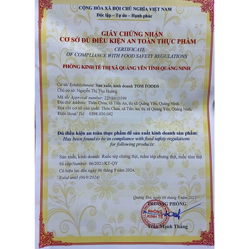 100G Ruốc Tôm Thịt- Loại Đặc Biêt- Ngon Tuyệt Đỉnh - Chuỗi Thương Hiệu Thương Mại đầu Tiên Tại Quảng Ninh Hạ Long