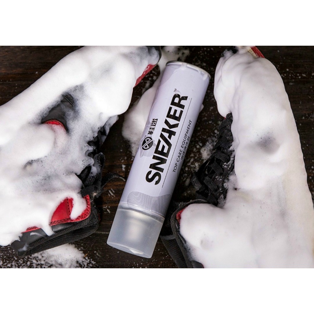 Bình Xịt Bọt Tuyết Vệ Sinh Tẩy Trắng Giày Sneaker 300ml