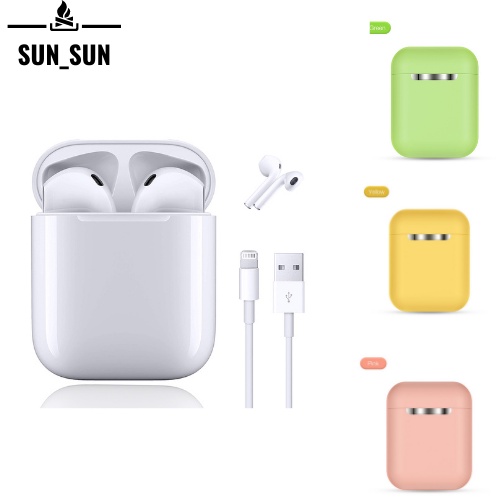 Tai Nghe Bluetooth Không Dây inpods i12 TWS , Đàm thoại cực tốt , Pin sử dụng 3_4 h, BH 3 tháng