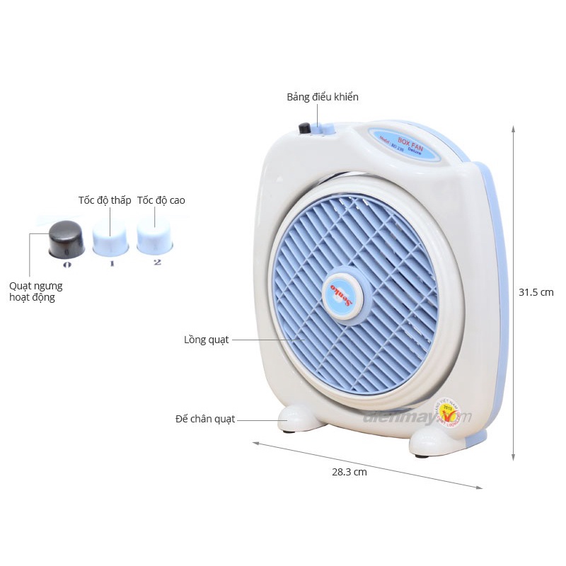 QUẠT BÀN ĐẢO SENKO MODEL BD230. HÀNG CHÍNH HÃNG 100%. BẢO HÀNH ĐẦY ĐỦ THEO CHẾ ĐỘ CÔNG TY