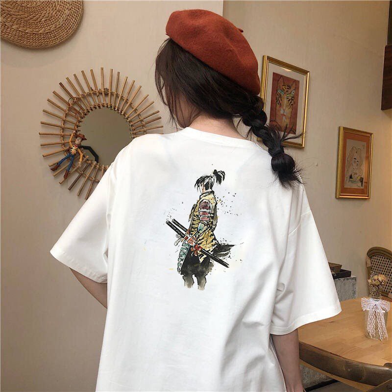 Áo thun tay lỡ nữ form rộng Samurai form rộng vải dày mịn 2020T1854