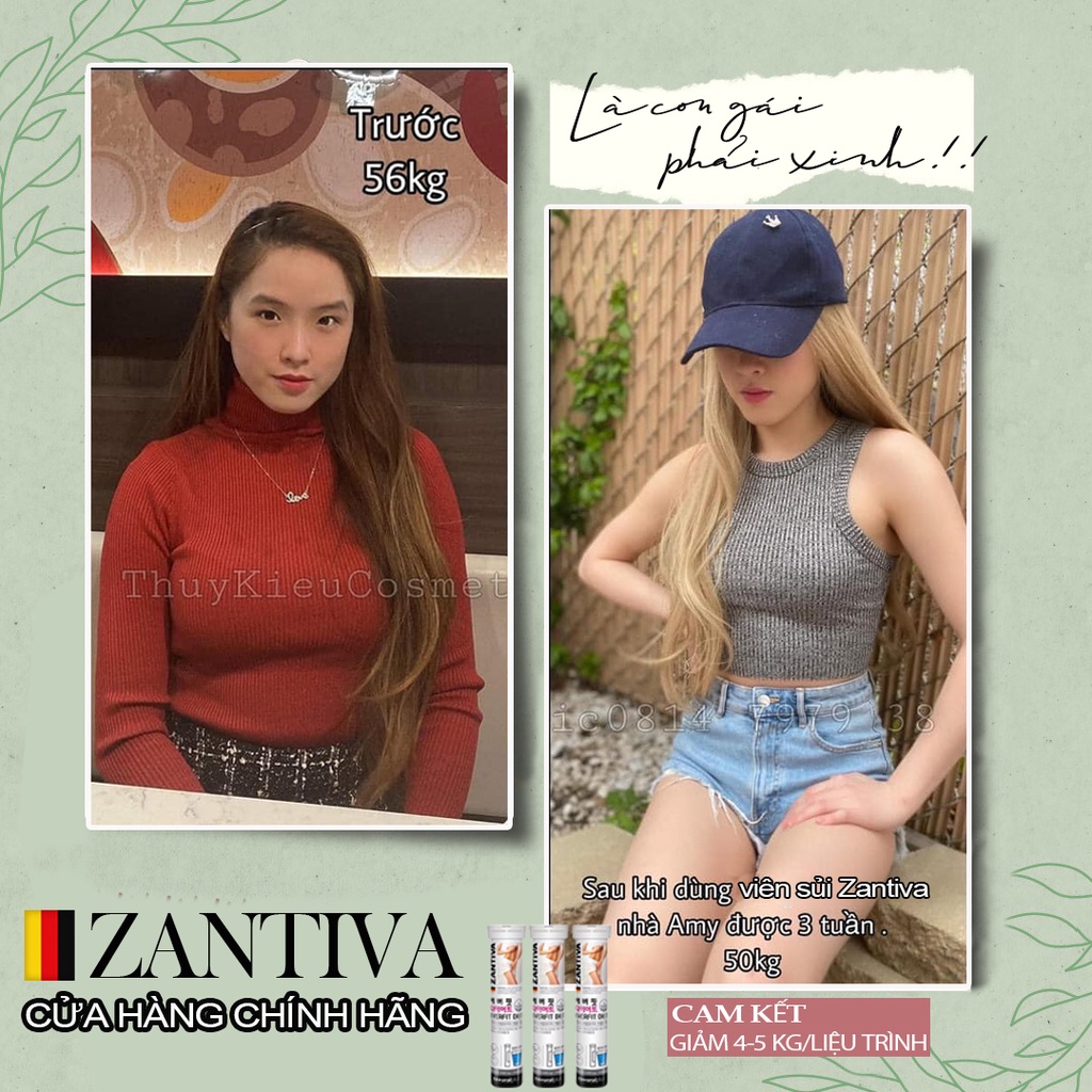 Viên Sủi giảm cân Zantiva Hàn Quốc