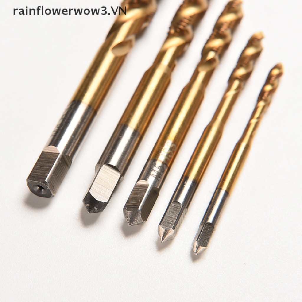 Bộ Mũi Khoan Xoắn Tốc Độ Cao Bằng Thép HSS M3 M4 M5 M6 M8