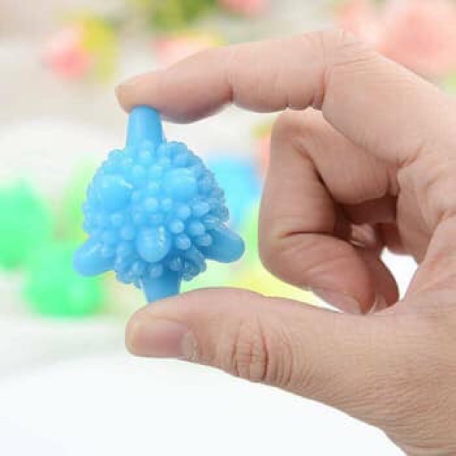 Combo 10 quả cầu gai giặt quần áo - giao màu, mẫu ngẫu nhiên