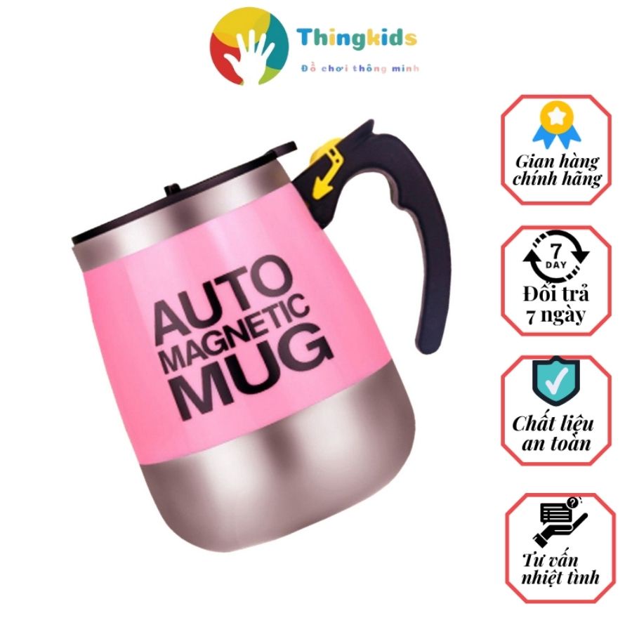 Cốc tự khuấy SELF STIRRING MUG, cốc pha cà phê tự động -+ Thingkids