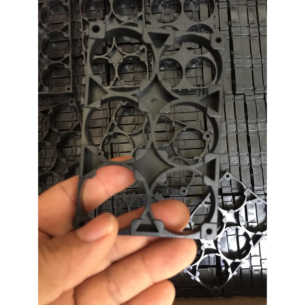 Khung nhựa giữ pin 1x2P 1x3P 2x3P 32650 32700 ghép được