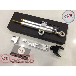 Trợ lực cổ Ohlins - Núm bông mai Vàng Ty vàng lắp ở cổ xe