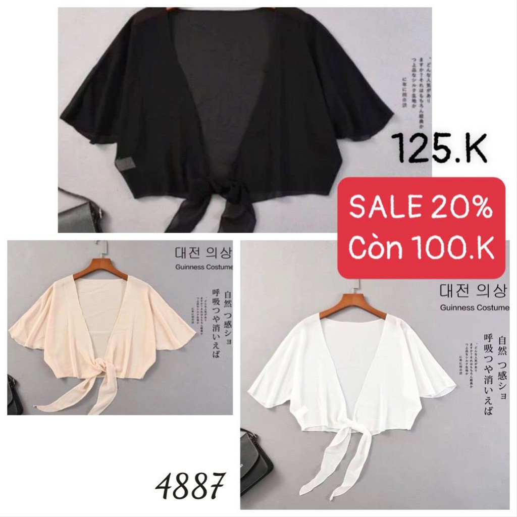 4887 - Da/Trắng/Đen - Khoác BIGSIZE Voan | BigBuy360 - bigbuy360.vn