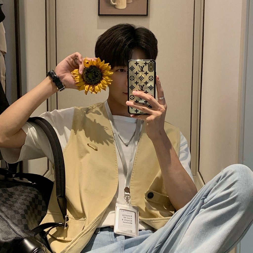 Áo Gile Tunoma áo khoác kaki unisex cao cấp phong cách Hàn quốc GL02