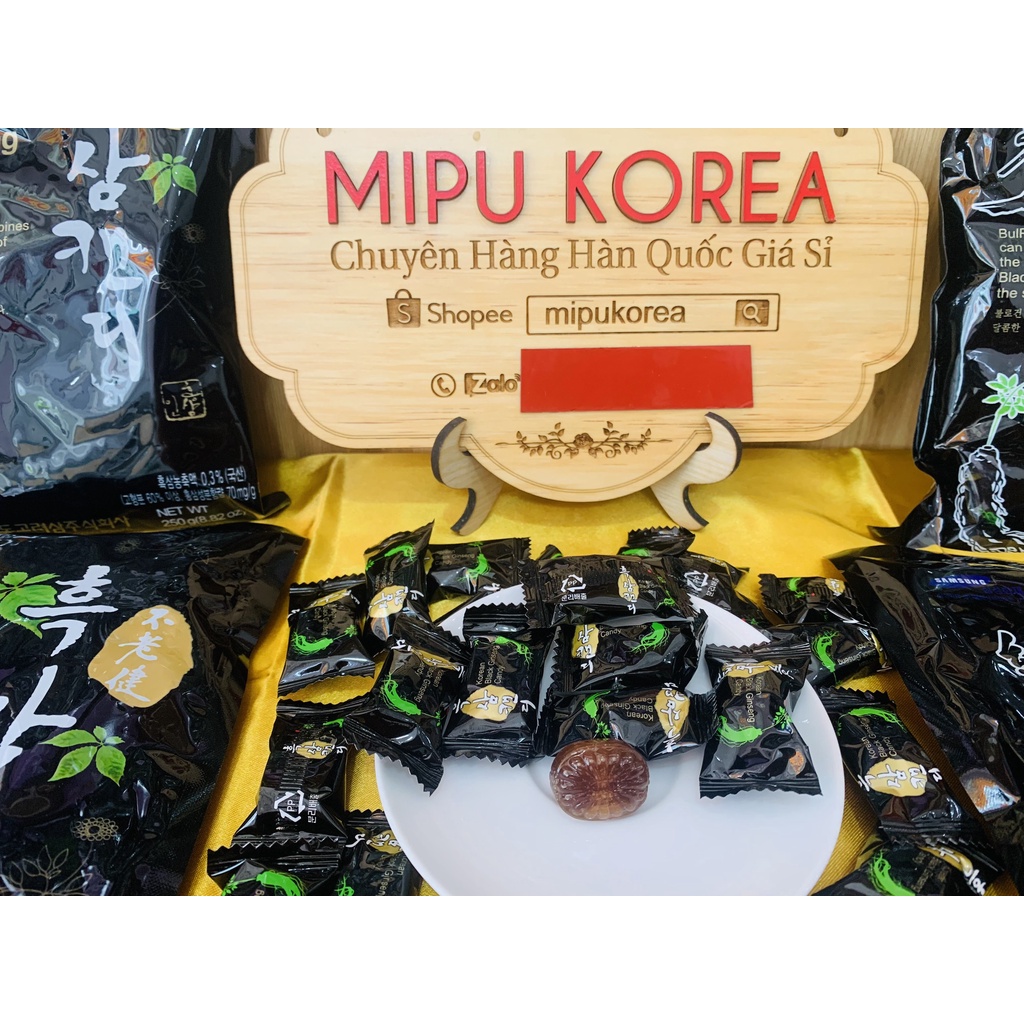 Kẹo Hắc Sâm Hàn Quốc DAEDONG 250g - Chính hãng hàn quốc 100%