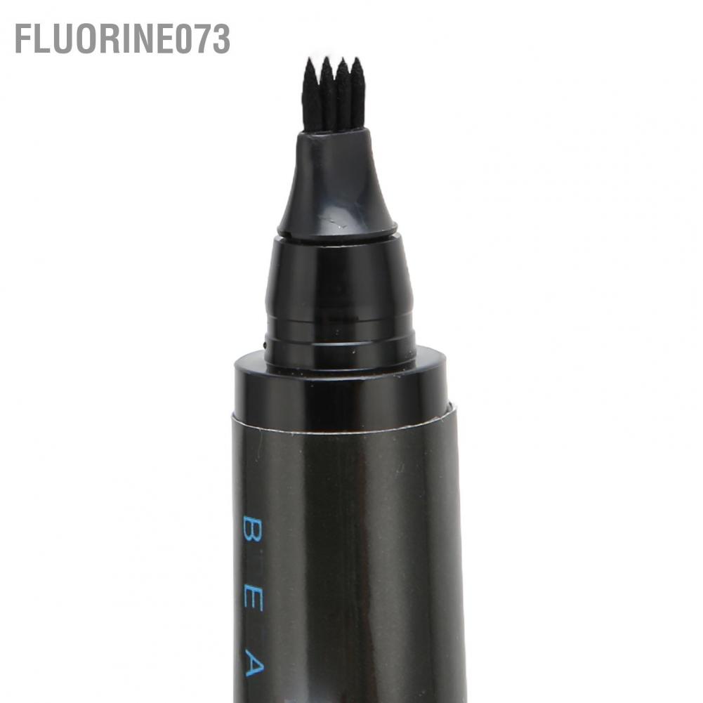 [Hàng Sẵn] Beard Pencil Filler Set ABS Waterproof 4 Tip Beard Pen Brush để làm đầy ria mép 【Fluorine073】