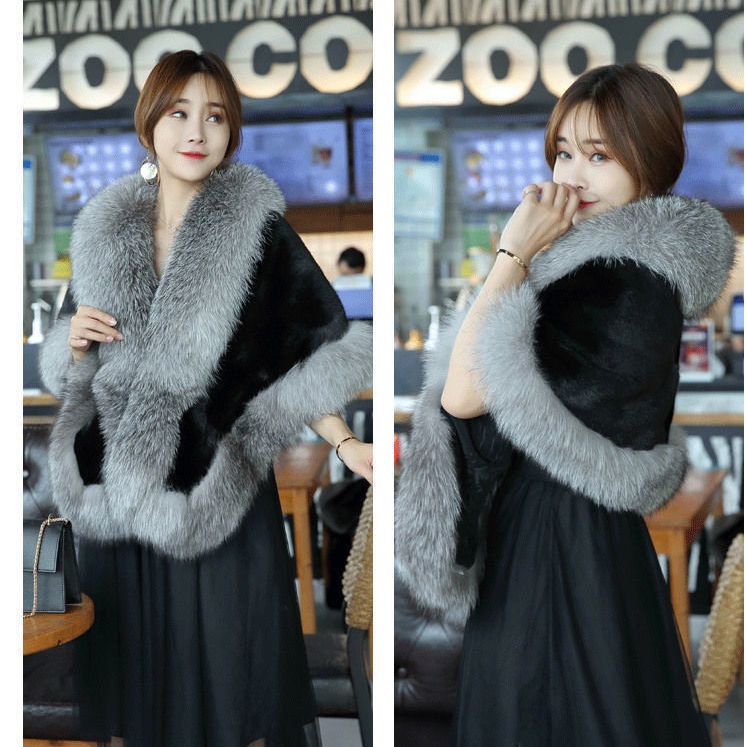 ❈⊙ Áo Khoác Lông Cáo Nhân Tạo Cỡ Lớn Dễ Phối Đồ Mùa Đông Cho Nữ 2021 | BigBuy360 - bigbuy360.vn