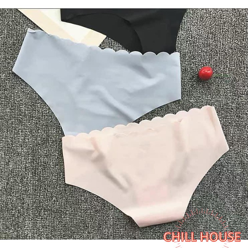 Quần lót đúc su không đường may cạp viền sóng siêu đẹp 1033 - CHILLHOUSE