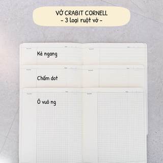 Vở cornell dotgrid 120 trang Crabit - Sunny Side Up