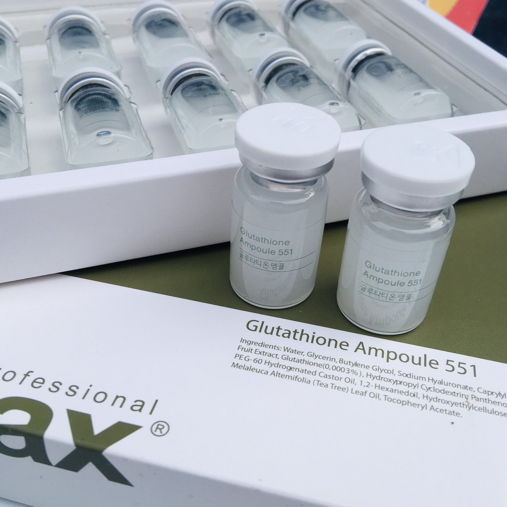 Serum truyền trắng Esthemax Glutathione Ampoule 551 Hàn Quốc 10 lọ/1 hộp | BigBuy360 - bigbuy360.vn