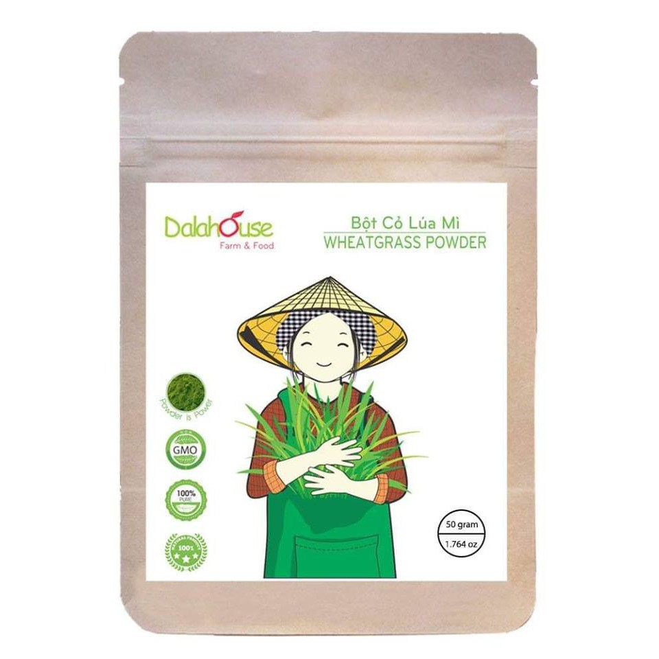 Bột cỏ lúa mì 100% nguyên chất (50gr) (Wheat grass powder)