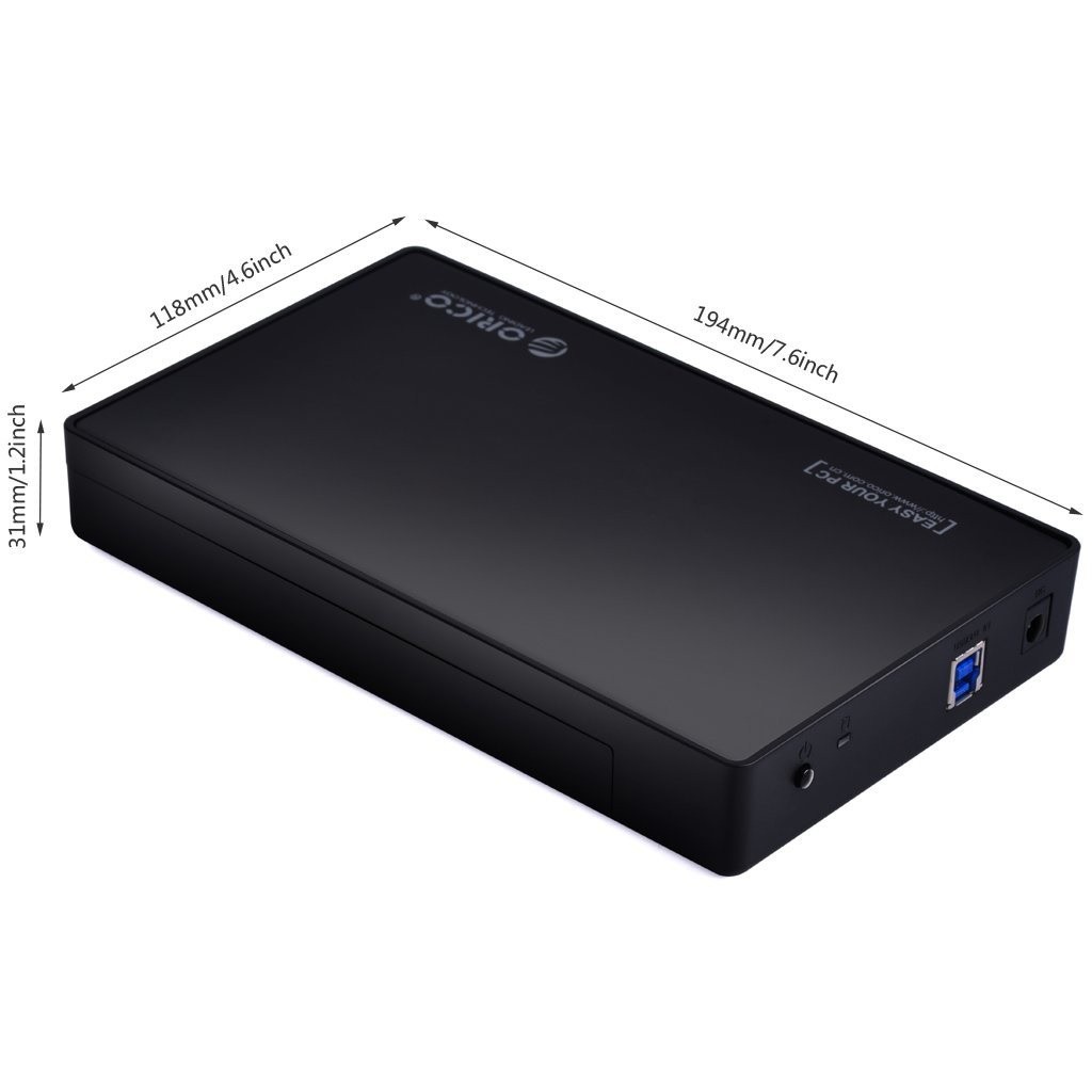 Box ổ cứng 3.5 inch SATA USB 3.0 BX36 BX32 DK12