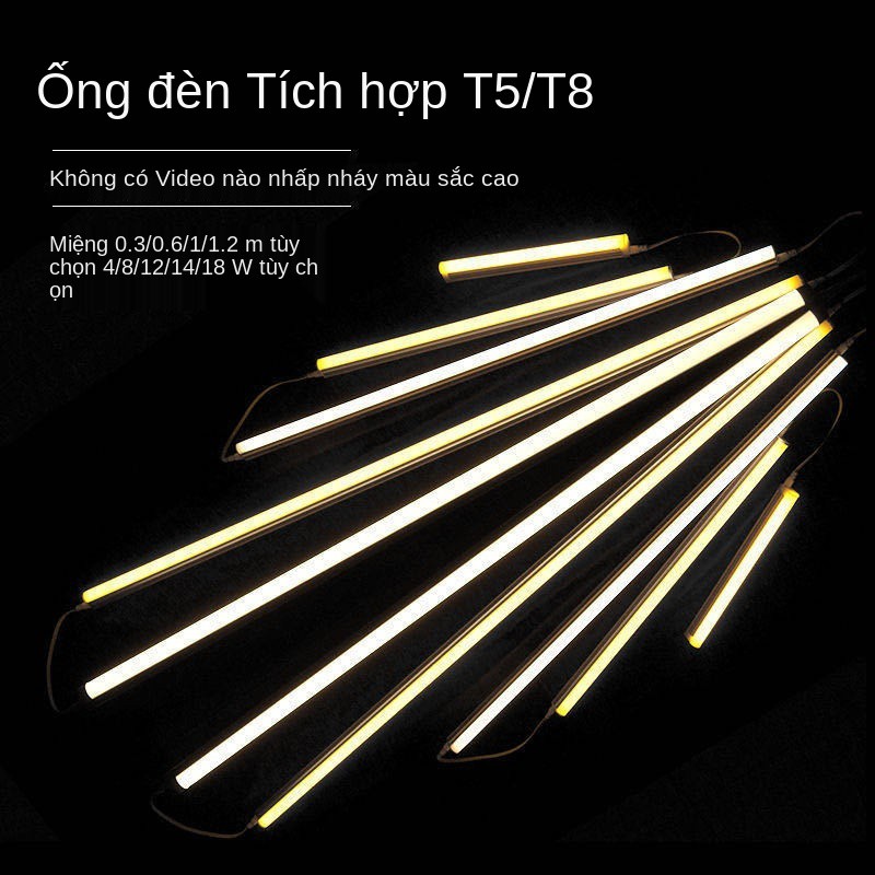 dải đèn led và tuýp tích hợp huỳnh quang T5T8 thanh dài siêu sáng phòng khách gia đình tiết kiệm điện