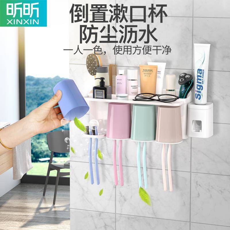 kệ lò vi sóngđời Giá đỡ bàn chải đánh răng kiểu hút tường