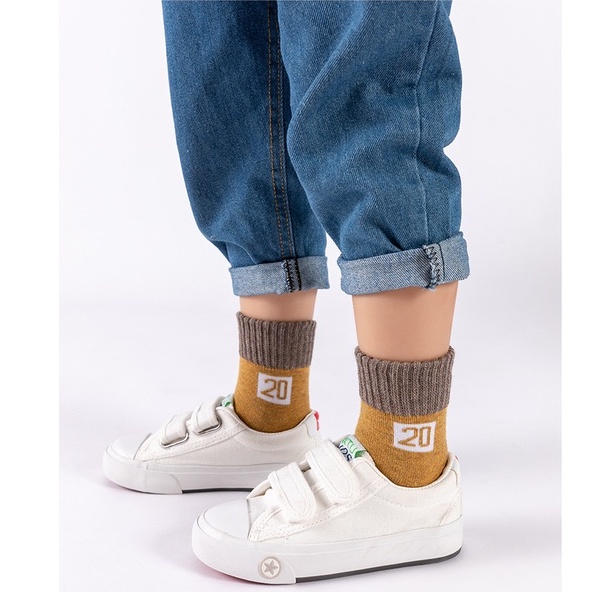 Tất cao cổ dày ấm cho bé trai bé gái sz M từ 4-7 tuổi Hadyy H.T03
