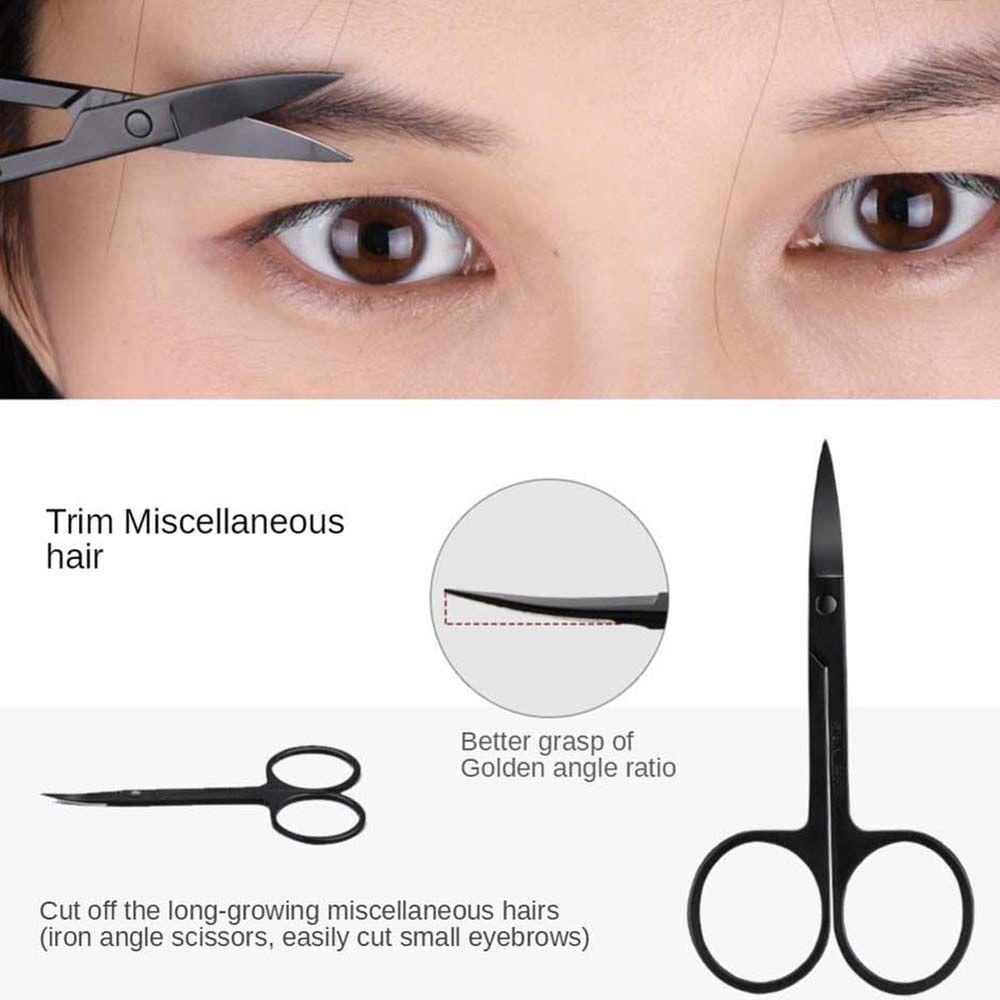 MOCHO 1 Bộ Dụng Cụ Tỉa Lông Mày ABS Bằng Thép Không Gỉ Chất Lượng Cao