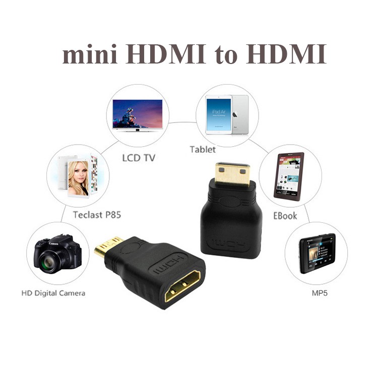 Đầu Chuyển Mini HDMI sang HDMI (1080P)