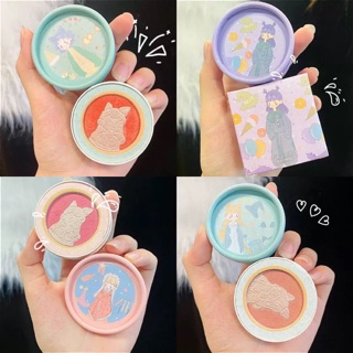 [VONGEE]-Phấn má Highlight VONGEE cô gái xinh xắn tông cam đào hồng đào