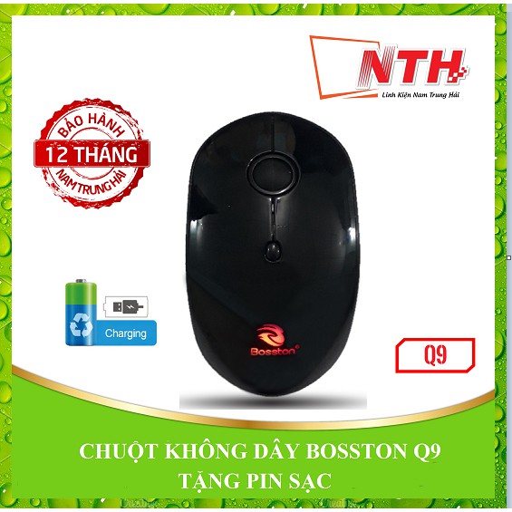 CHUỘT KHÔNG DÂY BOSSTON Q9 - TẶNG PIN SẠC