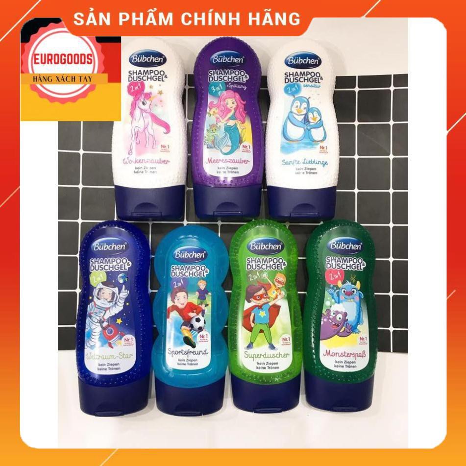 COMBO 3 x SỮA TẮM GỘI BUBCHEN CHO BÉ YÊU