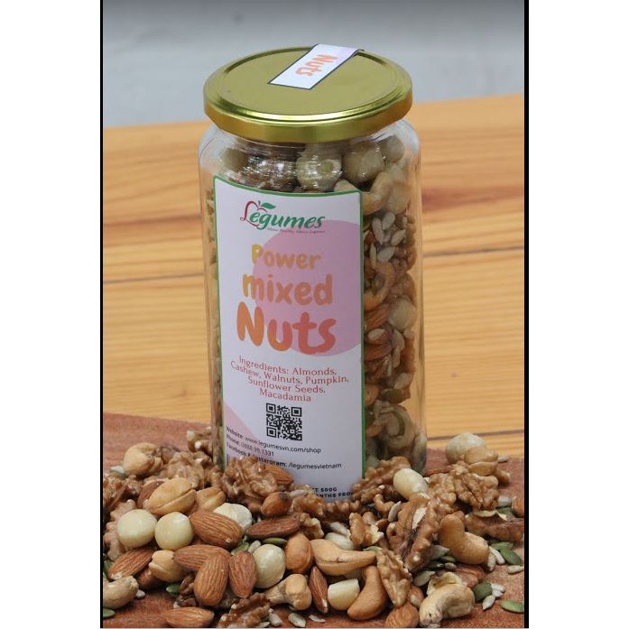 Hỗn hợp 6 loại hạt - Mix nuts 500g