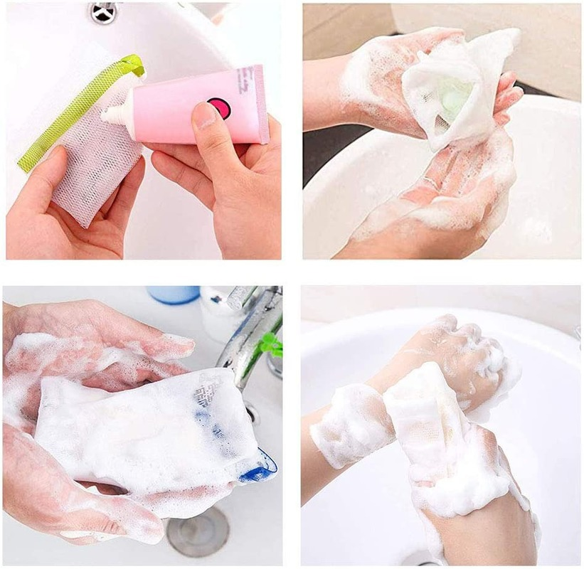 (Hàng Mới Về) Set 10 Túi Lưới Đựng Xà Phòng / Xà Phòng Tiện Dụng Khi Đi Du Lịch