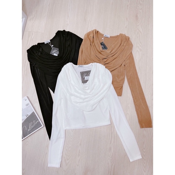 Áo thun tay dài cổ đổ cao cấp - uk alohashop91