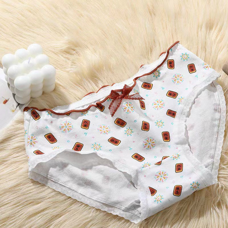Quần Lót Cotton Co Dãn 4 Chiều Lì Xì Đỏ