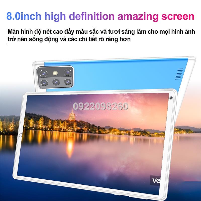ↂ▫✾Máy tính bảng 8 inch, ipad, 4 + 64GB / 6 + 128GB / 8 + 256GB, phiên bản nâng cấp mới nhất của 5G vào năm 2021, nhập k | BigBuy360 - bigbuy360.vn
