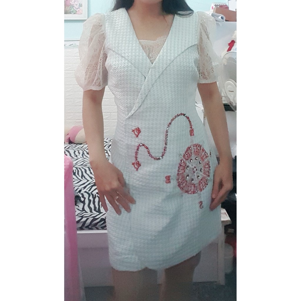 Thanh lý đầm gấm đẹp size M