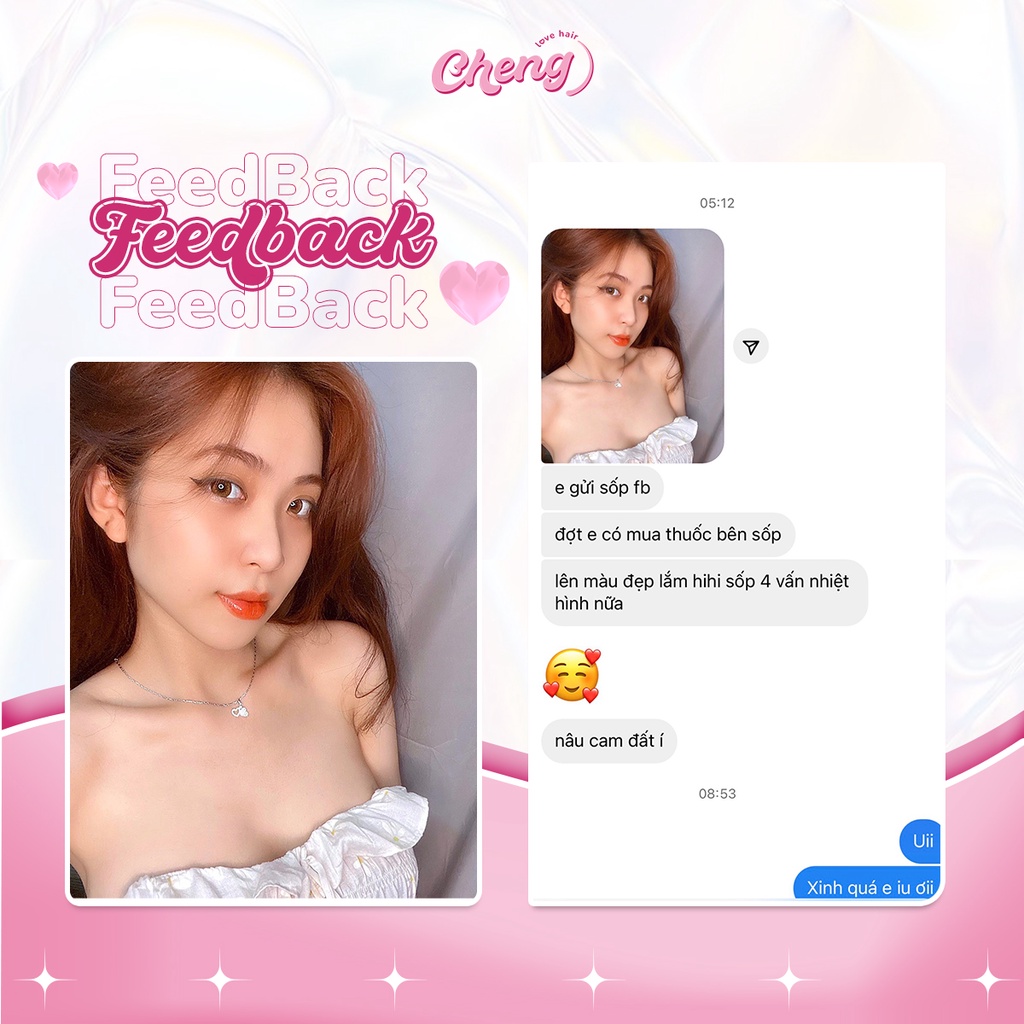 Thuốc Nhuộm Tóc Màu NÂU CAM ĐẤT Không Tẩy | Chenglovehair, Chenglovehairs