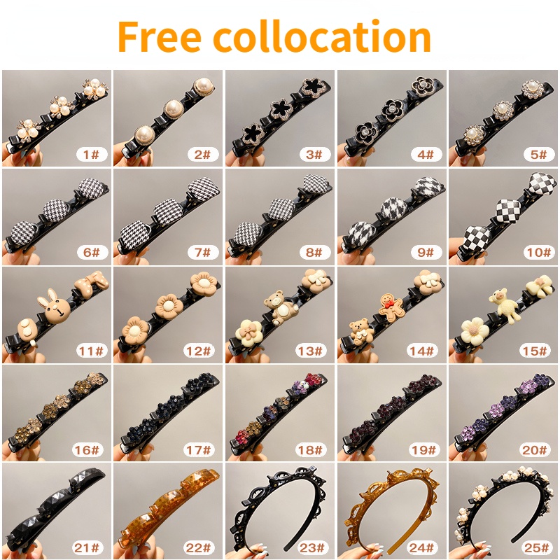 Kẹp Tóc Hình Hoa Dễ Thương Phong Cách Hàn Quốc Cho Nữ