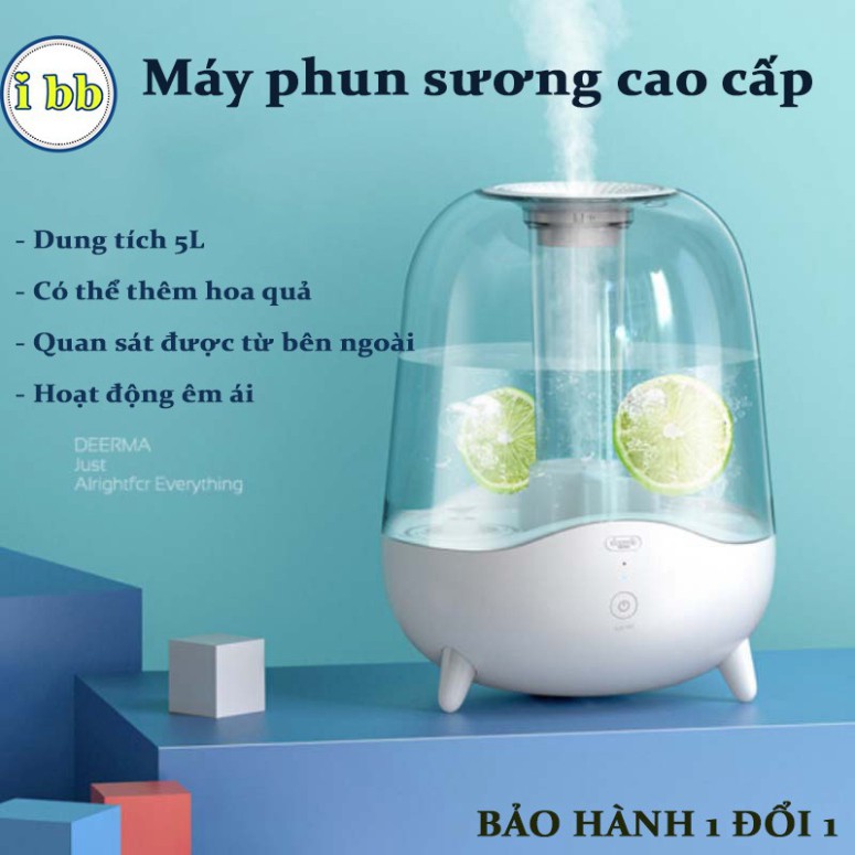 Máy phun sương, khuếch tán tinh dầu cao cấp Derma có 2 chế độ[hàng chính hãng]