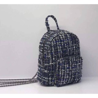 [Freeship 99k Toàn Quốc]Balo Zara Tweed đen sành điệu