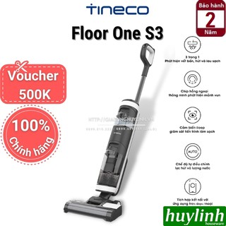 Máy hút bụi lau sàn thông minh dùng pin Tineco Floor One S3 - Chính hãng thumbnail
