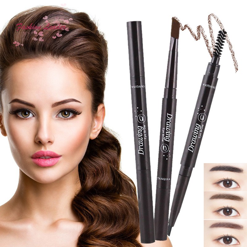 Cọ kẻ lông mày 2 đầu chống thấm nước lâu trôi hiệu quả