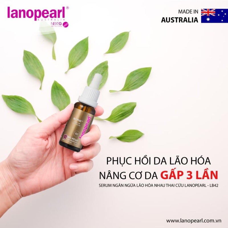 Serum chống lão hóa nhau thai cừu đậm đặc gấp 3 lần Lanopearl Bio PHD Skin LB42 25ml [Nhập Khẩu Chính Hãng]