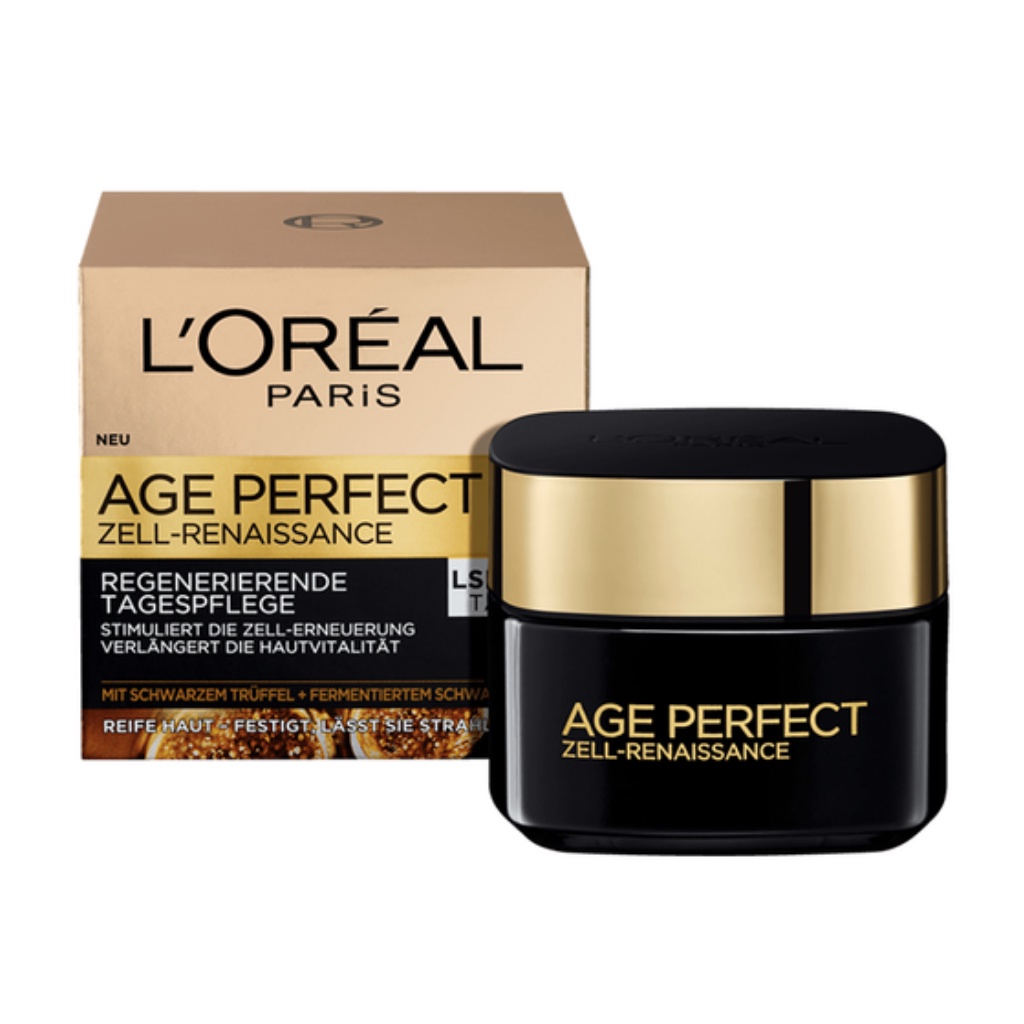 Kem Dưỡng Da Chống Lão Hóa Ngày  Đêm L'oreal Age Perfect Zell Renaissance, 50 ml-Nội Địa Đức