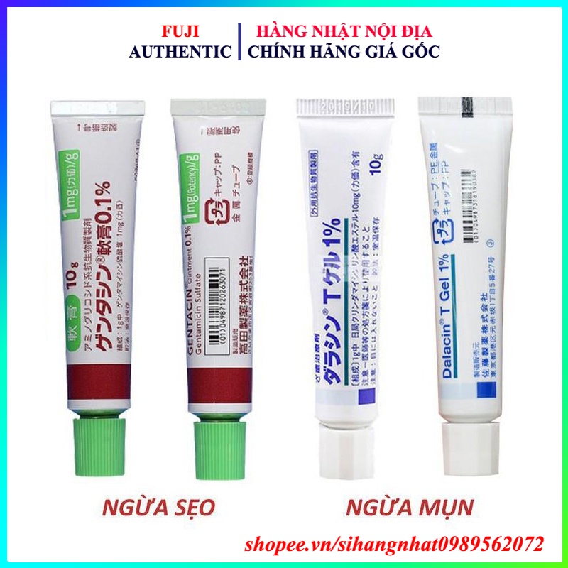 Kem giảm sẹo Gentacin Nhật Bản 10g