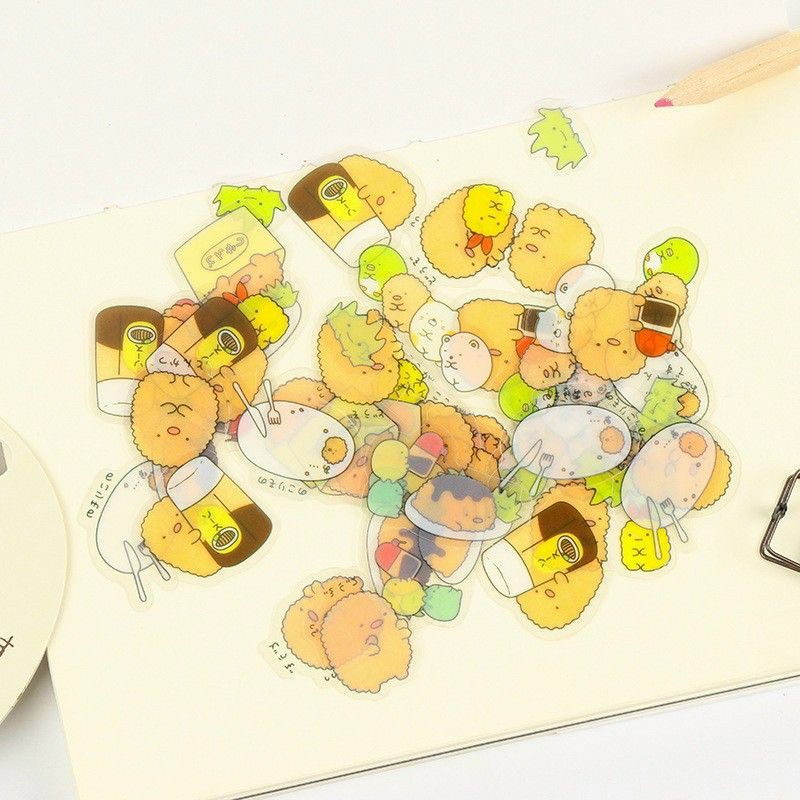 Sticker hình dán 50 miếng hình Molang dễ thương