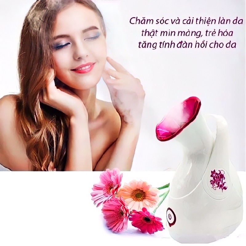Máy Xông Hơi Mặt, Mũi Họng Bông Hoa AKIRA