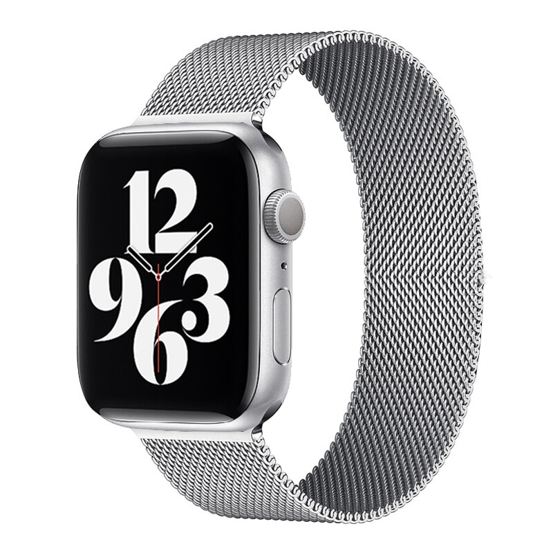 Dây đeo tay Milanese từ tính cho Apple Iwatch series s7 44mm 40mm 7 3 4 5 6 38mm 42mm