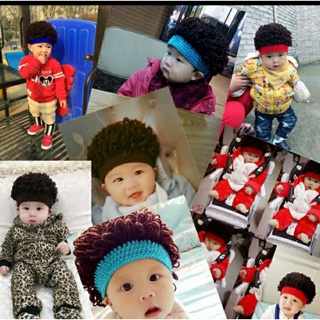 Bộ tóc giả xoăn cho bé iu