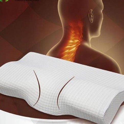Gối Ngủ Cao Su Non Cao Cấp Nhật Bản Gokumin Chính Hãng Dành Cho Người Đau Cổ Vai Gáy Thoái Hoá Đốt Sống Cổ GK-S105