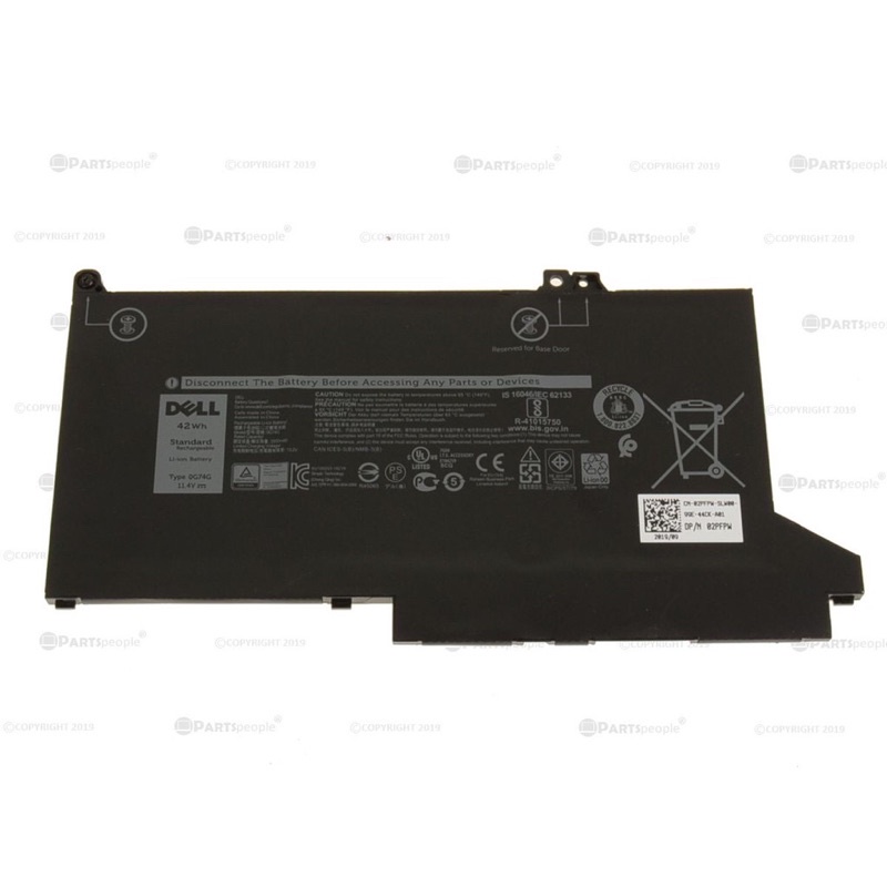 Pin laptop DJ1JO Battery for Dell Latitude 12 7000 7280 7480 Series 0G74G PGFX4 ONFOH